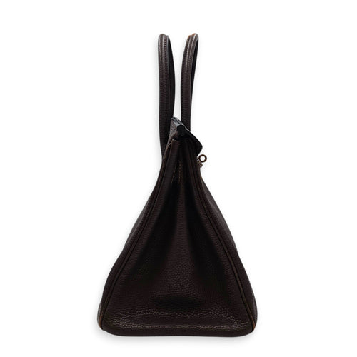 Birkin 30 Chocolate in Togo Palladium hardware CL2607-22396 3