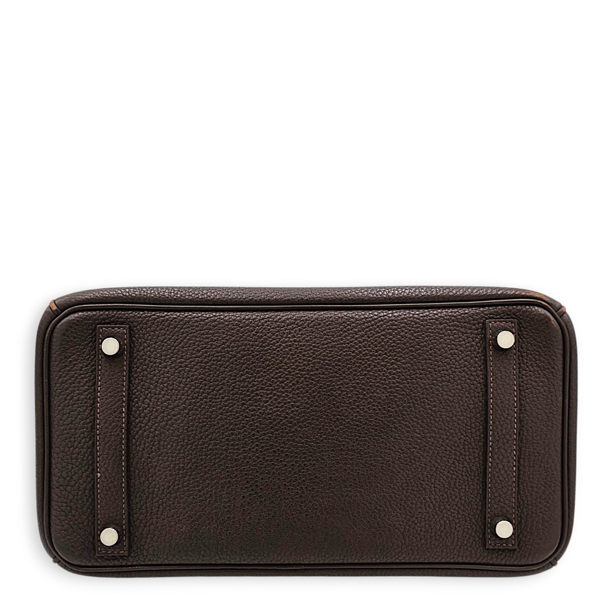 Birkin 30 Chocolate in Togo Palladium hardware CL2607-22396 5