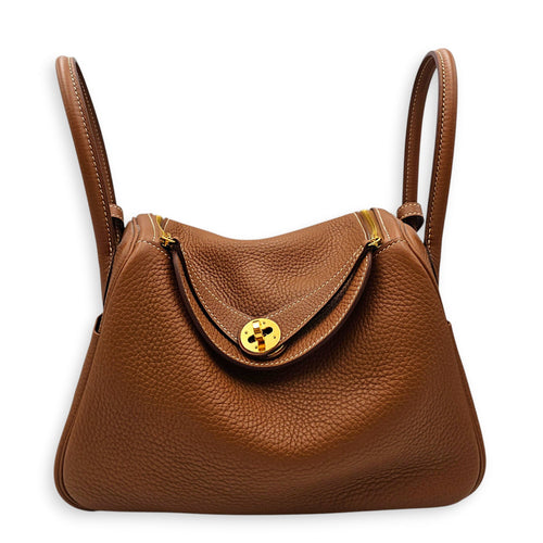 Lindy Verso 26 Gold/Rouge Tomate in Clemence Gold hardware CL2607-22397 1