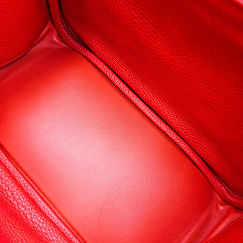 Lindy Verso 26 Gold/Rouge Tomate in Clemence Gold hardware CL2607-22397 6