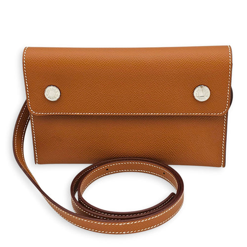 Hermesnap Gold Wallet in Epsom Palladium hardware CL2607-22402 1