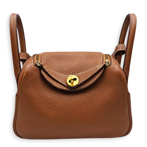 Lindy Mini Gold in Clemence Gold hardware CL2607-22407 1
