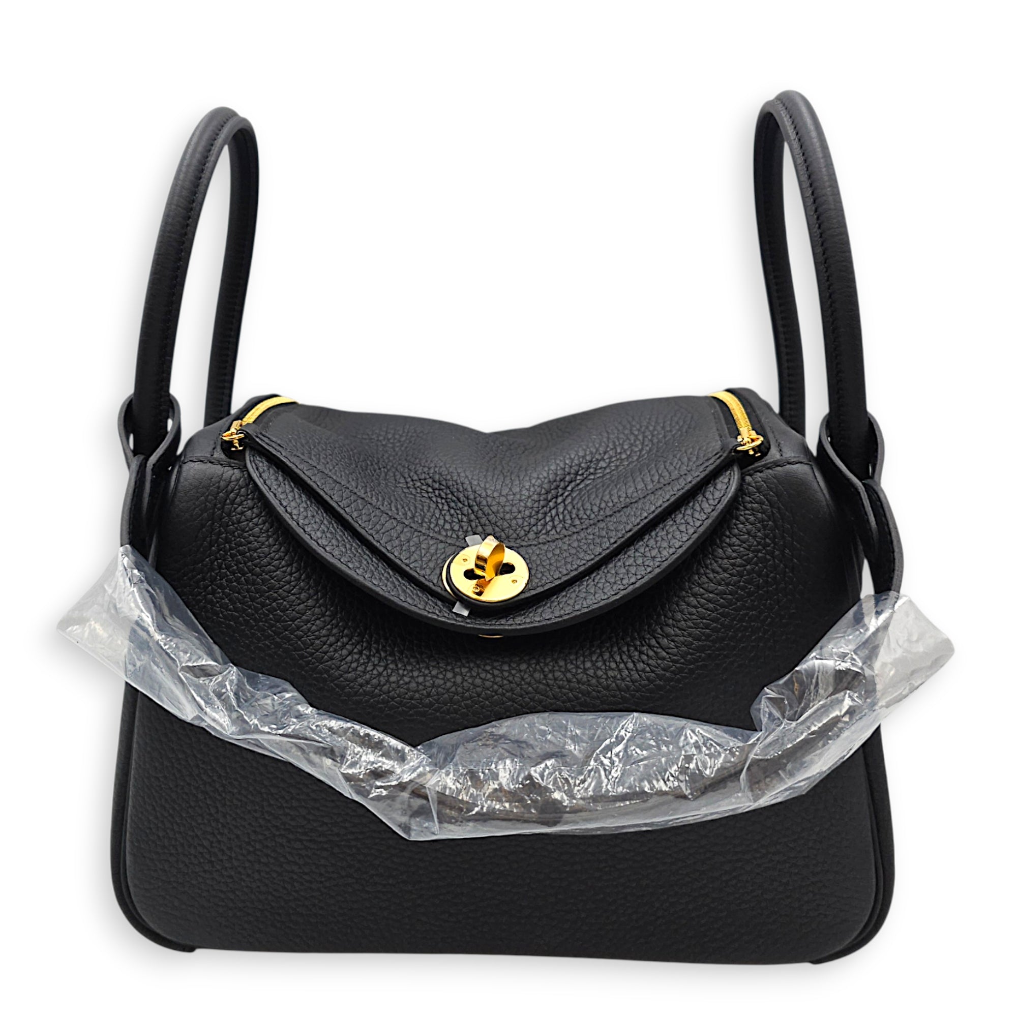 Lindy 26 Black in Clemence Gold hardware CL2607-22409 3