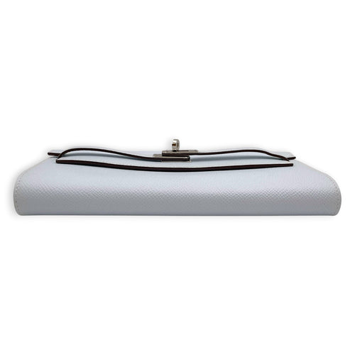 Kelly To Go Blue Brume Wallet in Epsom Palladium hardware CL2607-22435 8