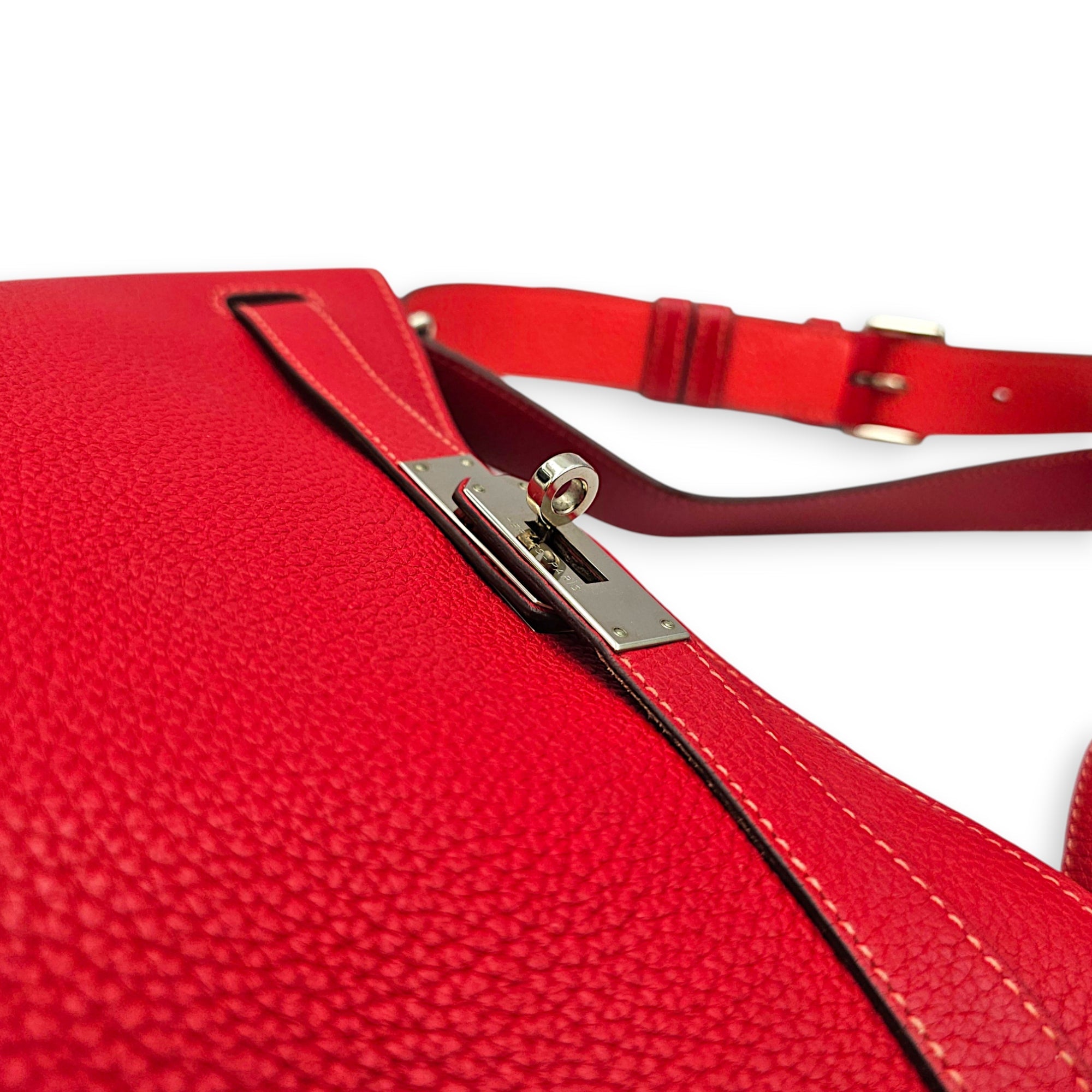 SoKelly Eclat 26 Rouge Casaque/Rose Jaipur in Clemence Palladium hardware CL2607-22438 13