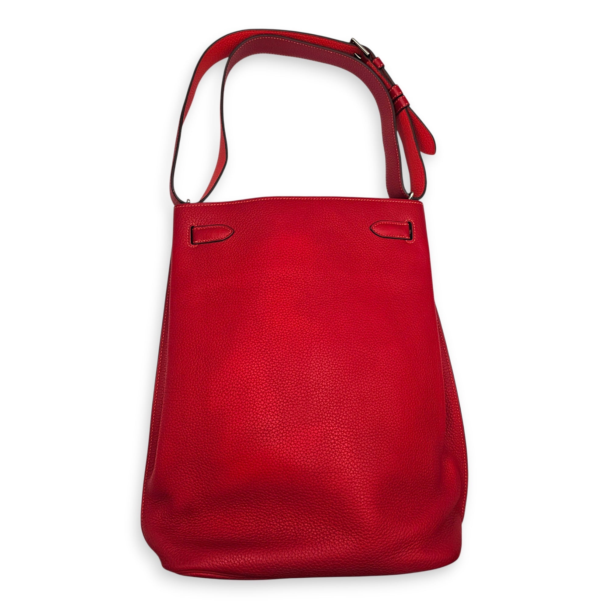 SoKelly Eclat 26 Rouge Casaque/Rose Jaipur in Clemence Palladium hardware CL2607-22438 2