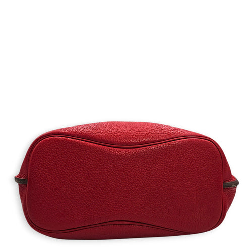 SoKelly Eclat 26 Rouge Casaque/Rose Jaipur in Clemence Palladium hardware CL2607-22438 5