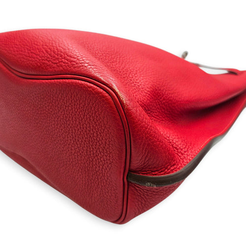 SoKelly Eclat 26 Rouge Casaque/Rose Jaipur in Clemence Palladium hardware CL2607-22438 8