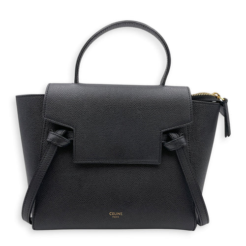 Nano Belt 20cm Blue Crossbody Bag in Calfskin Gold hardware CL2607-22446 1