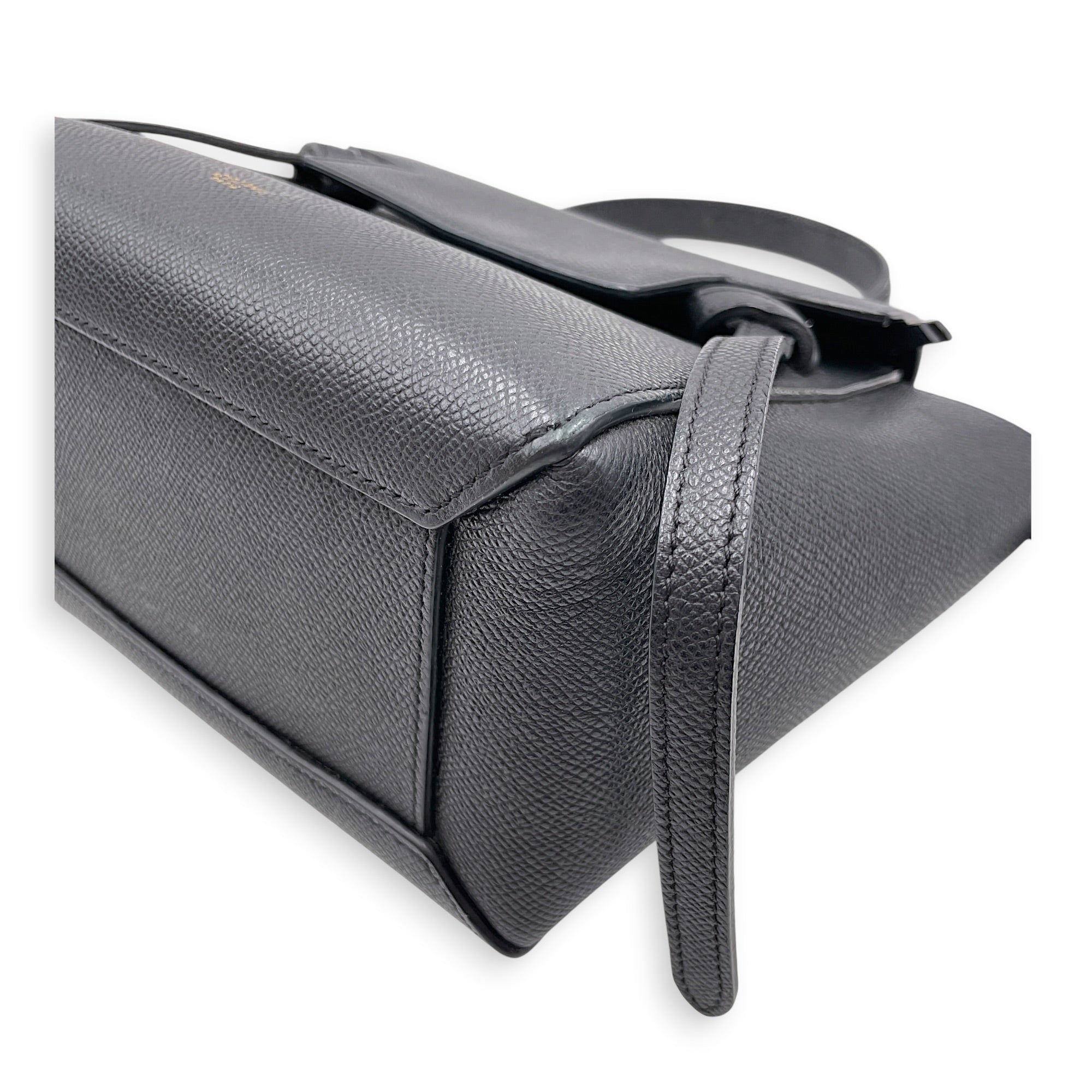 Nano Belt 20cm Blue Crossbody Bag in Calfskin Gold hardware CL2607-22446 10