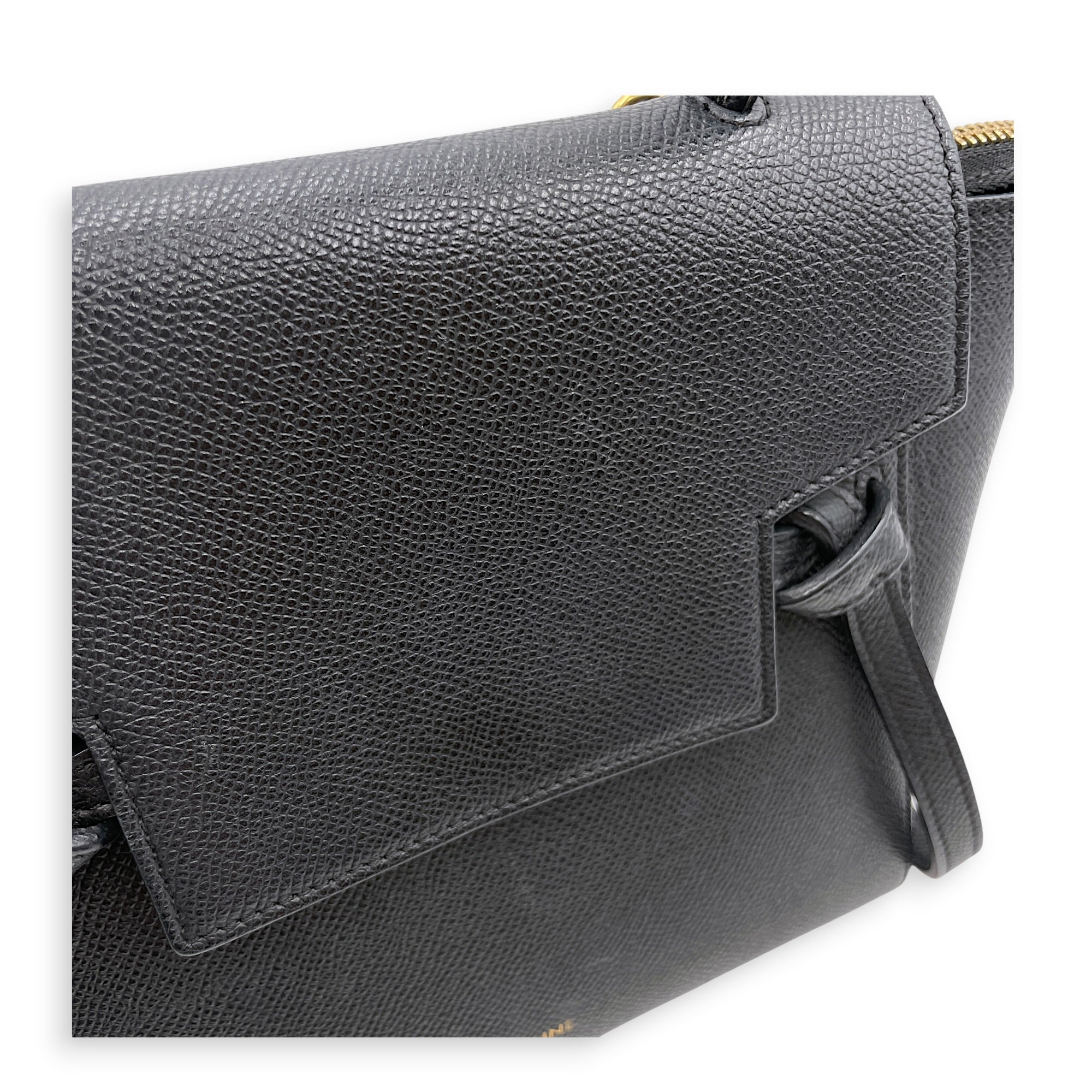 Nano Belt 20cm Blue Crossbody Bag in Calfskin Gold hardware CL2607-22446 11