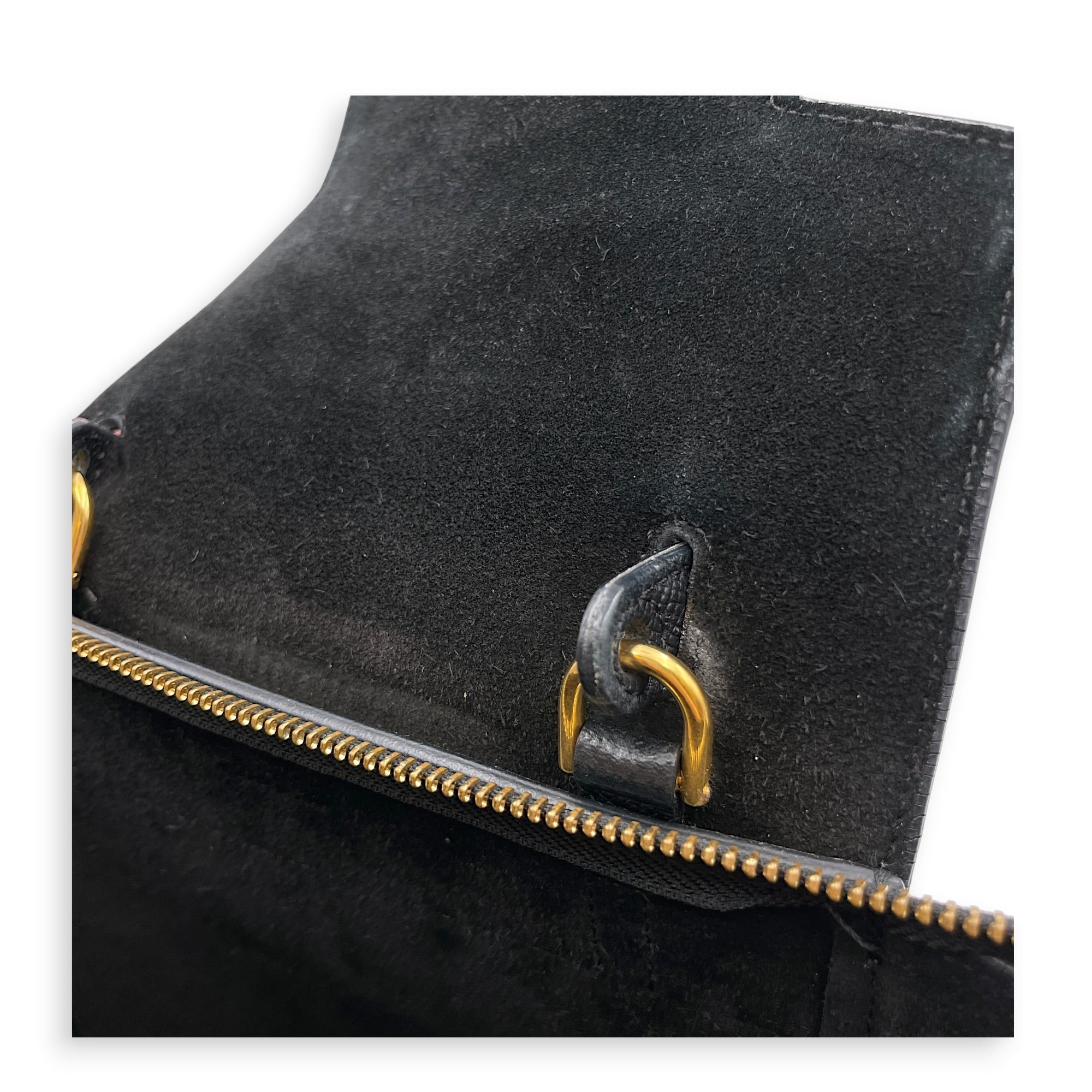 Nano Belt 20cm Blue Crossbody Bag in Calfskin Gold hardware CL2607-22446 14