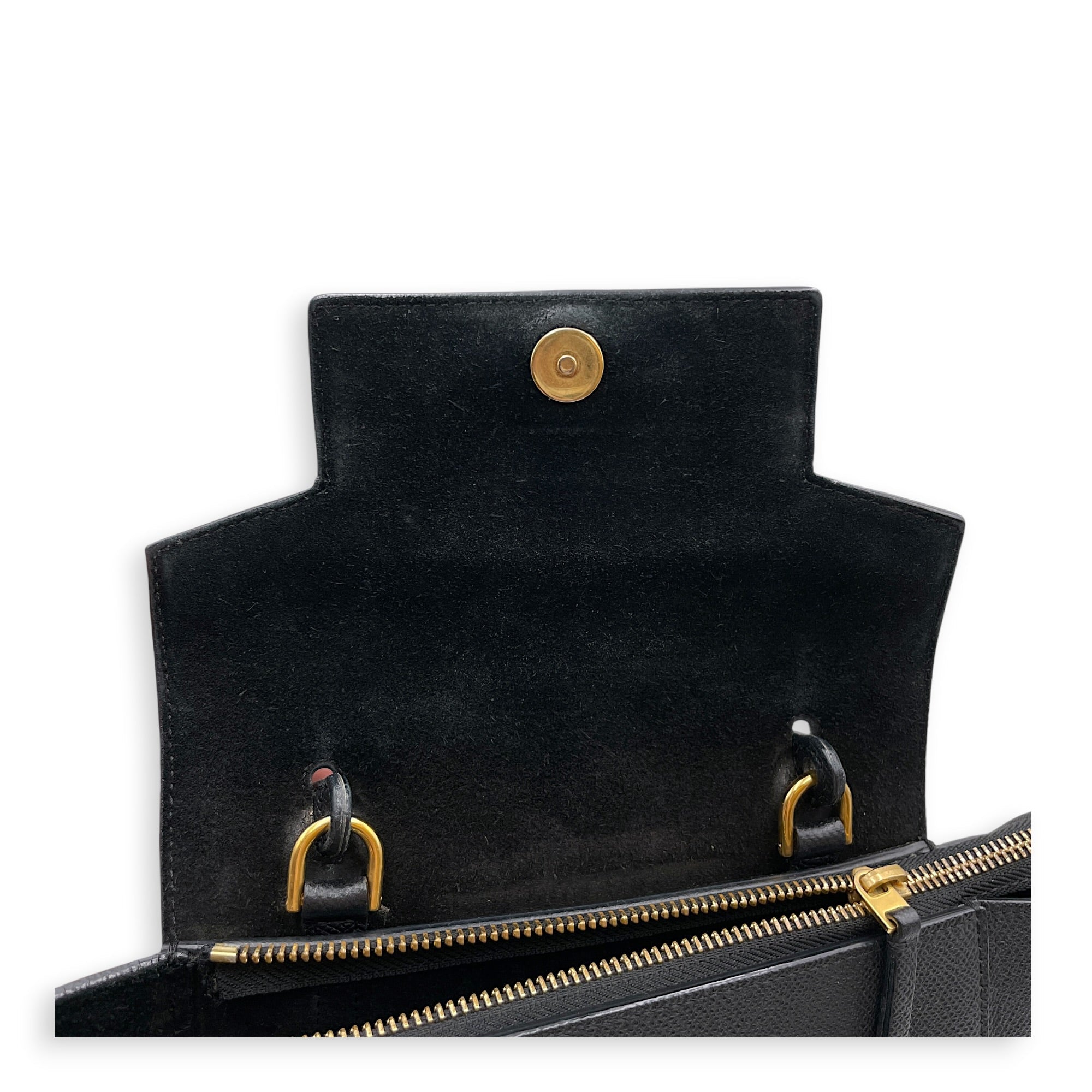 Nano Belt 20cm Blue Crossbody Bag in Calfskin Gold hardware CL2607-22446 16