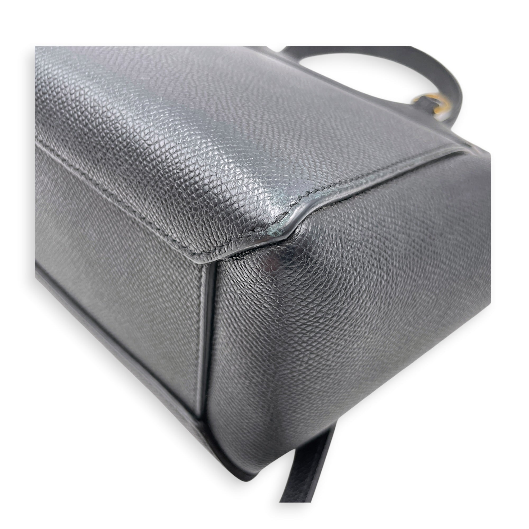 Nano Belt 20cm Blue Crossbody Bag in Calfskin Gold hardware CL2607-22446 8