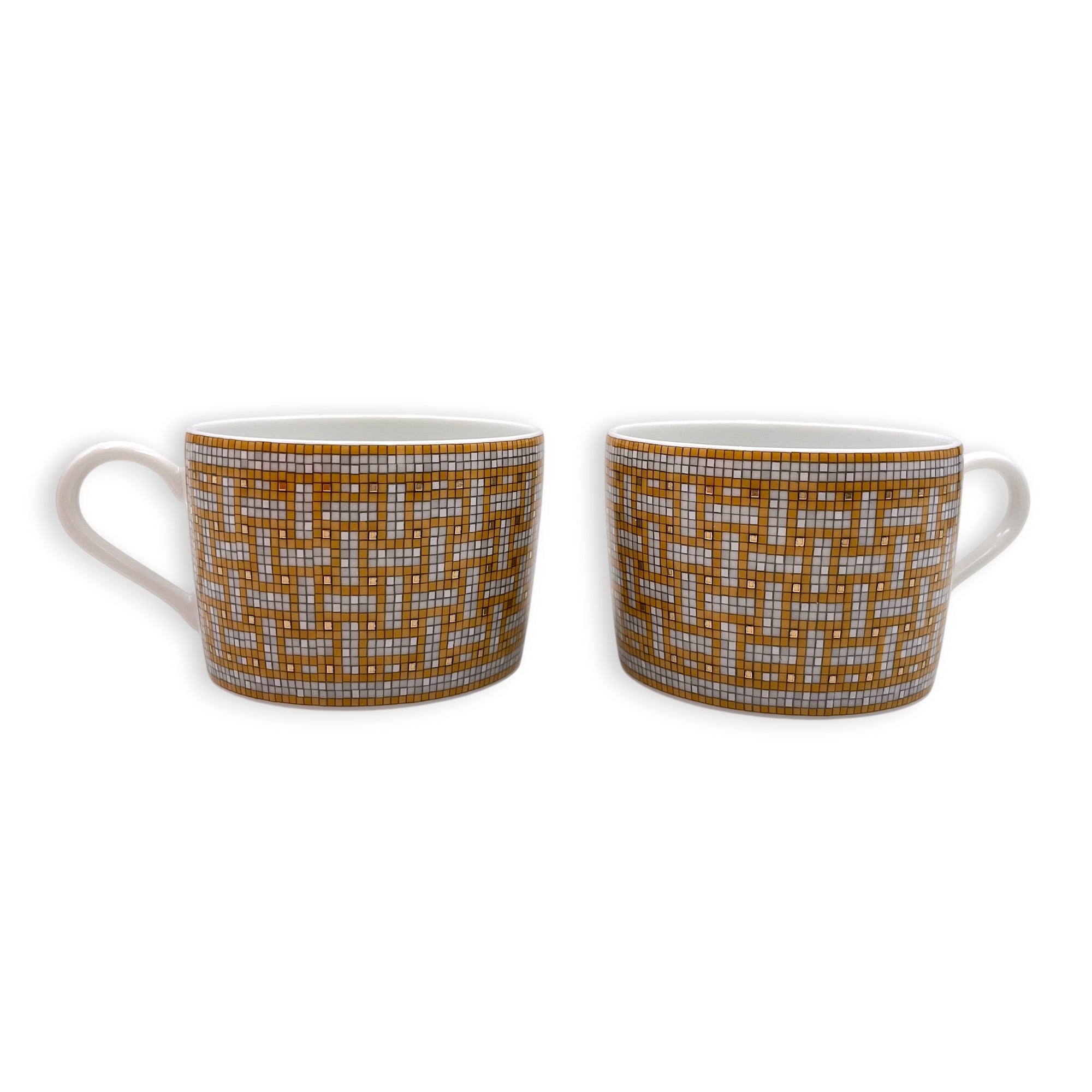 Mosaique au 24 gold tea cup and saucer Tableware CL2607-22448 4