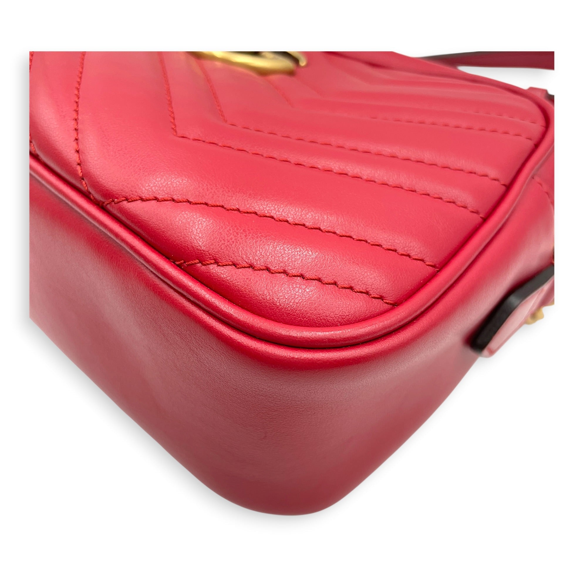 Marmont 24cm  Red Crossbody Bag Gold hardware CL2607-22450 10