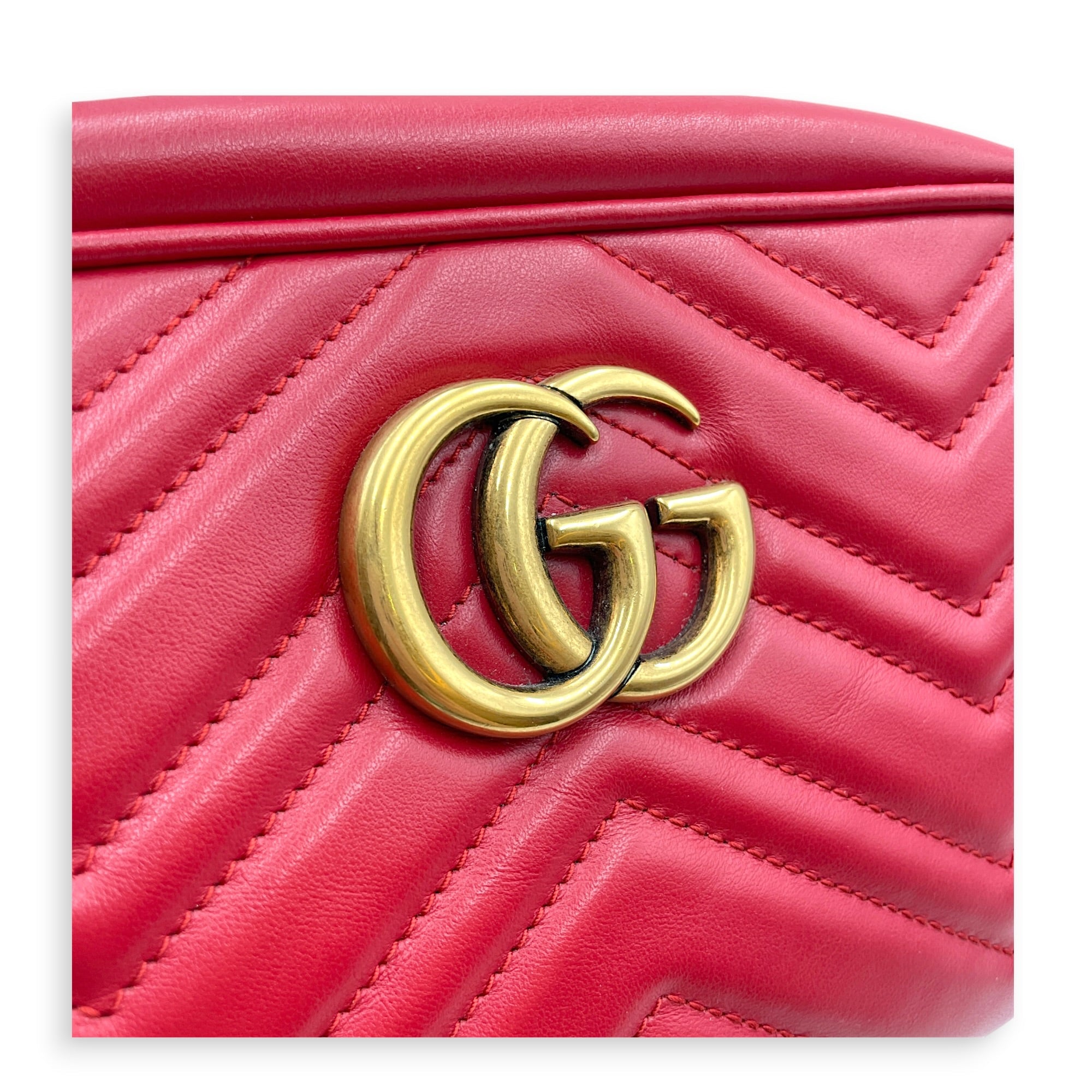 Marmont 24cm  Red Crossbody Bag Gold hardware CL2607-22450 12