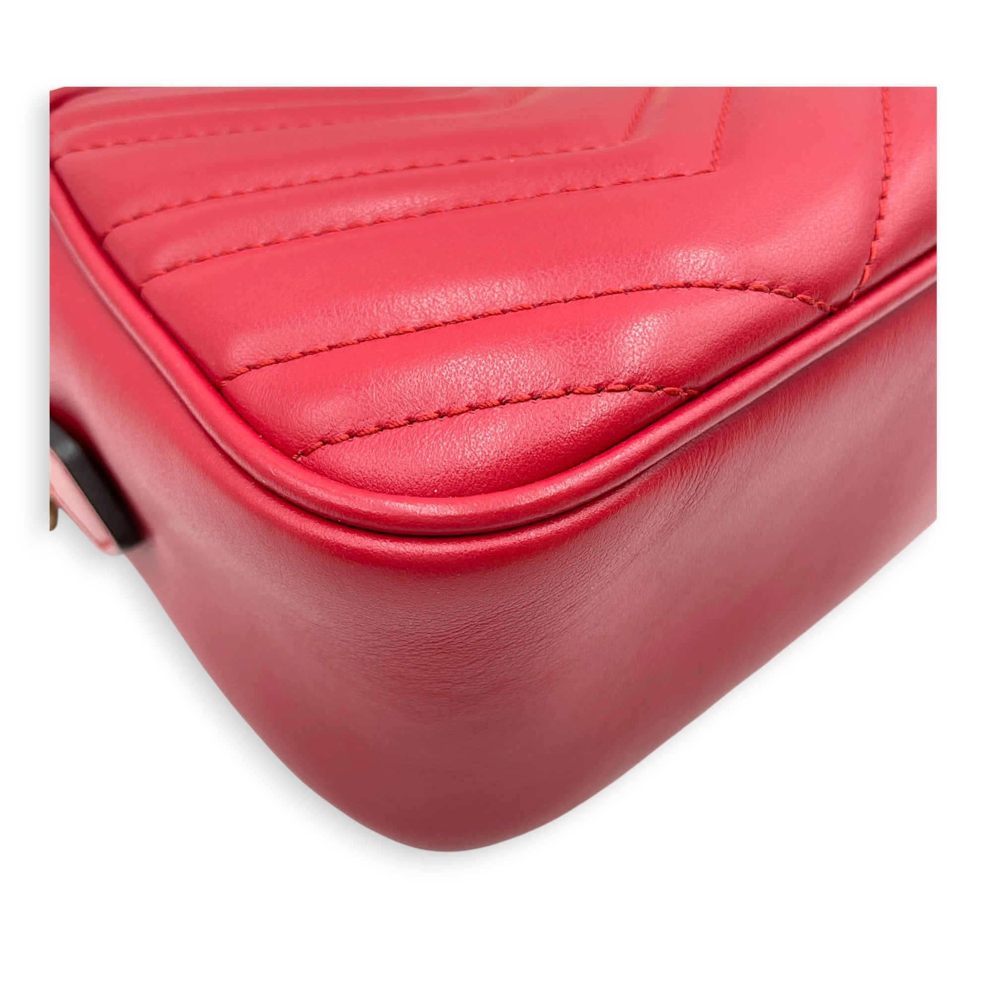 Marmont 24cm  Red Crossbody Bag Gold hardware CL2607-22450 5