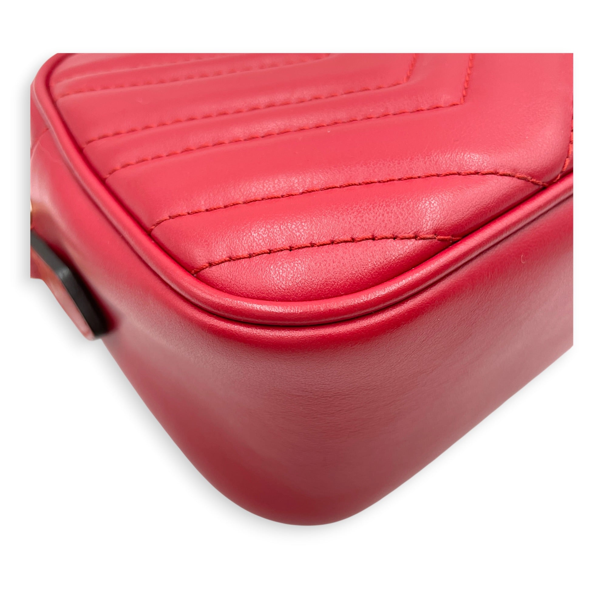 Marmont 24cm  Red Crossbody Bag Gold hardware CL2607-22450 9