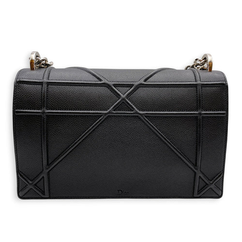 Diorama 25cm Black Shoulder Bag in Calfskin Silver hardware CL2607-22451 2