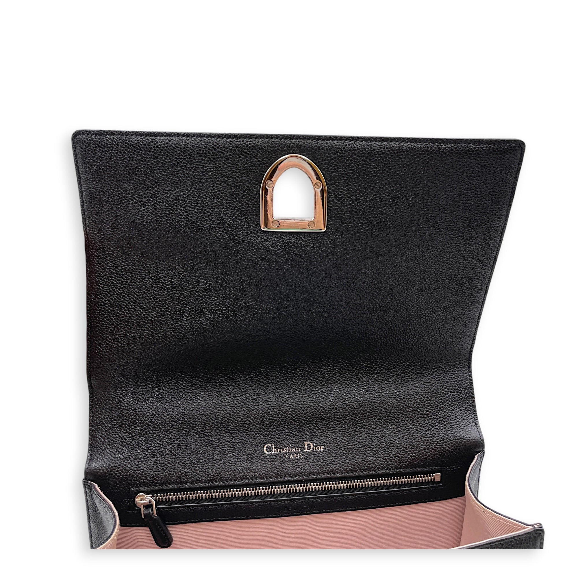 Diorama 25cm Black Shoulder Bag in Calfskin Silver hardware CL2607-22451 5