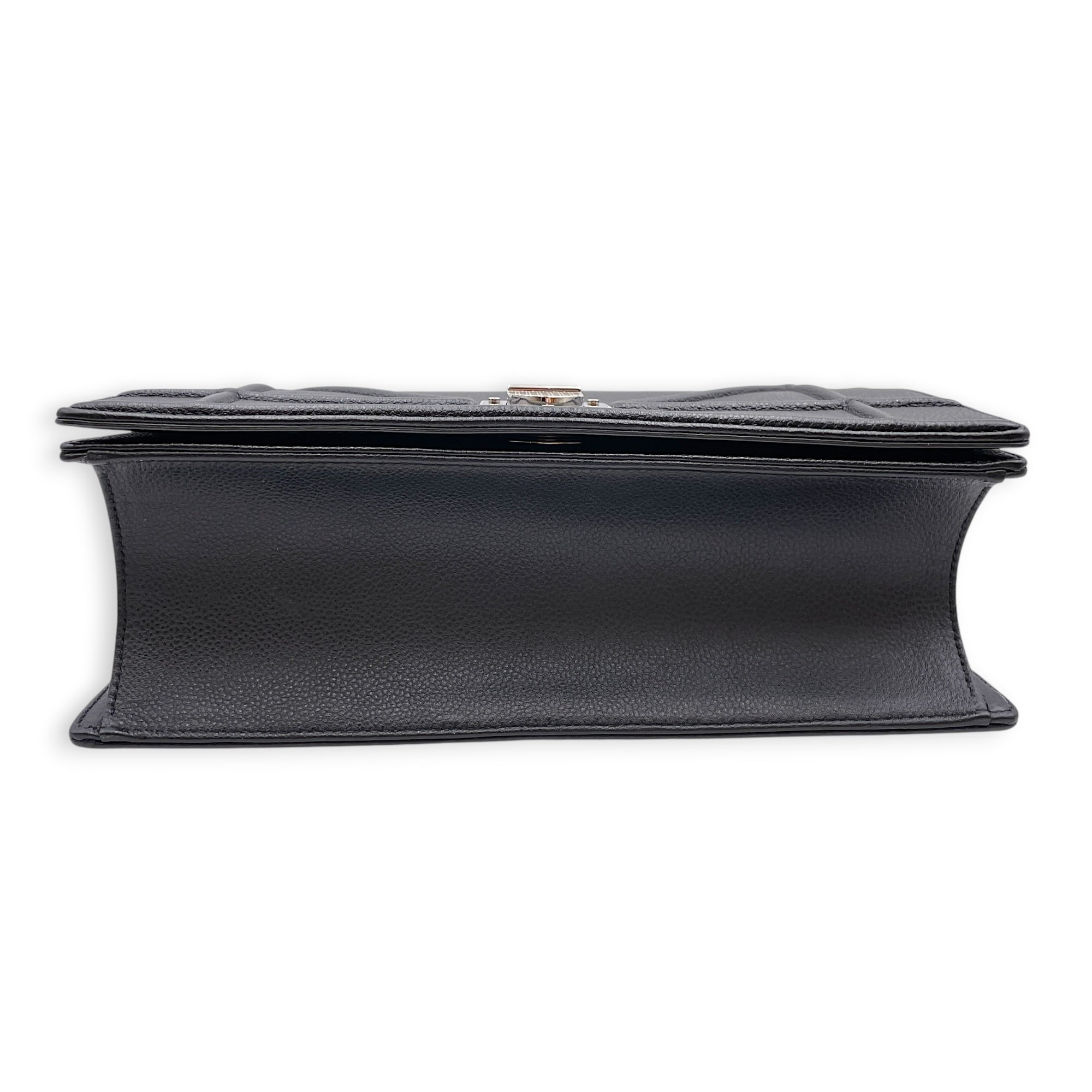 Diorama 25cm Black Shoulder Bag in Calfskin Silver hardware CL2607-22451 7