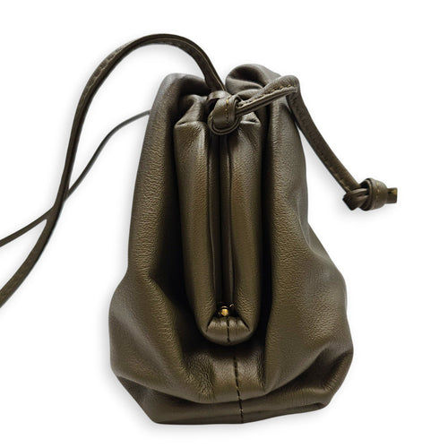 Pouch Green Crossbody Bag in Calfskin Gold hardware CL2607-22456 5
