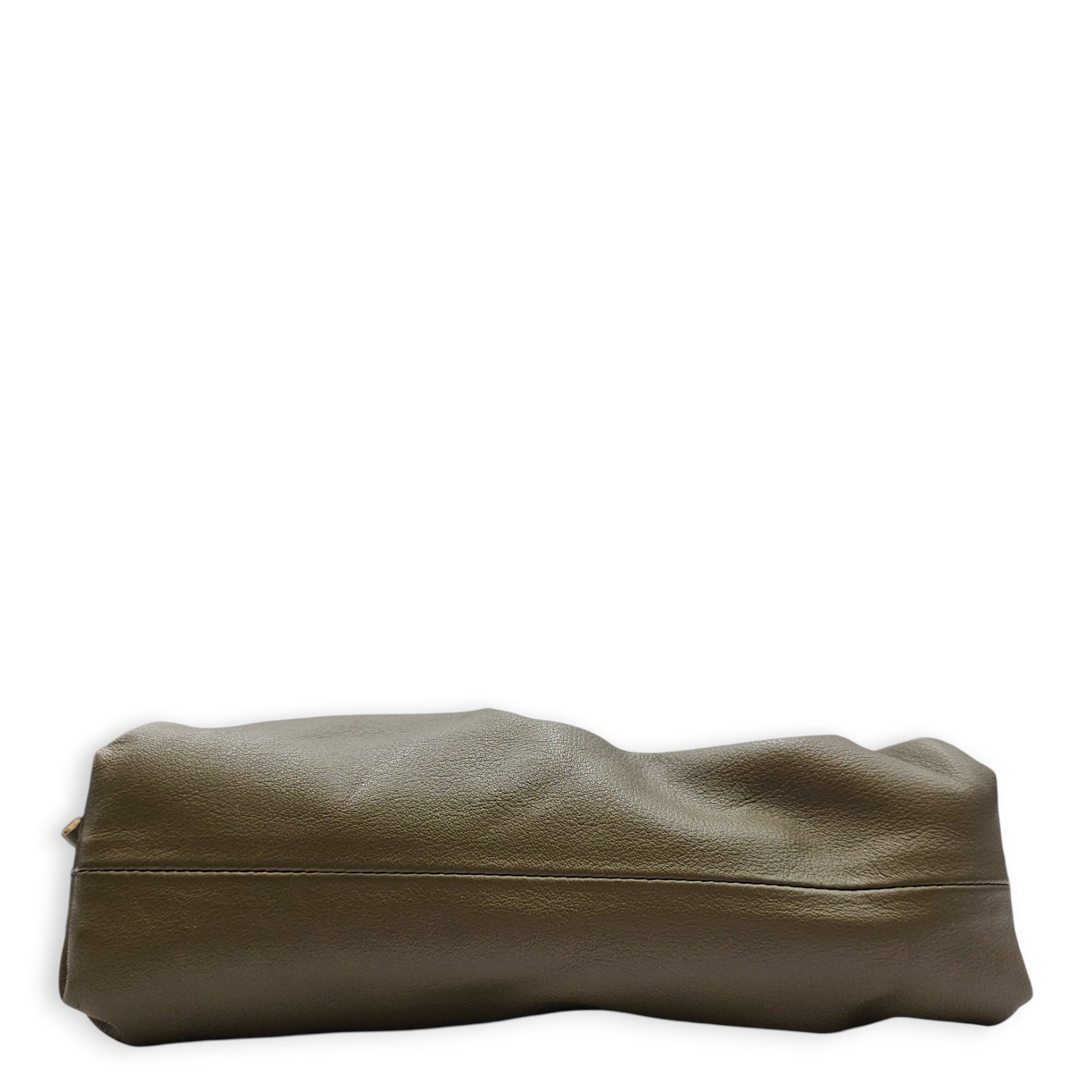 Pouch Green Crossbody Bag in Calfskin Gold hardware CL2607-22456 6