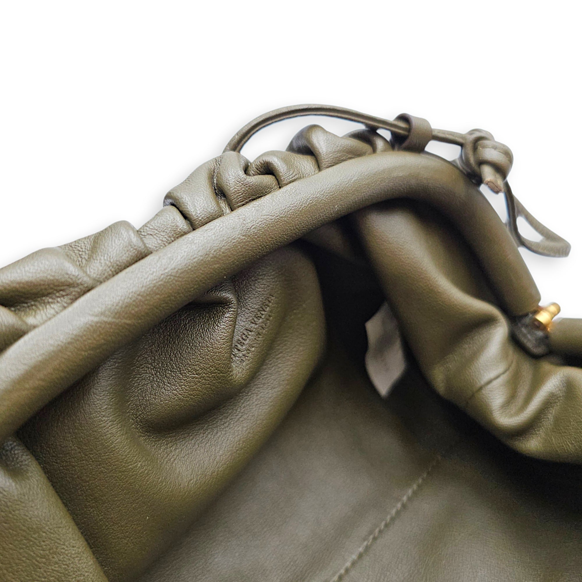 Pouch Green Crossbody Bag in Calfskin Gold hardware CL2607-22456 8