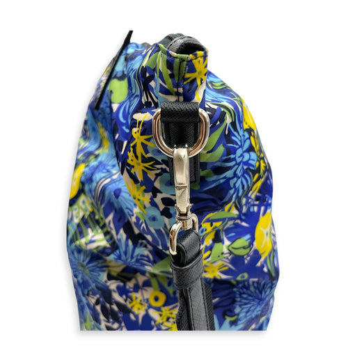 Tessuto Stampato Floral Print 40 Multi-colour Tote Bag in Nylon Silver hardware