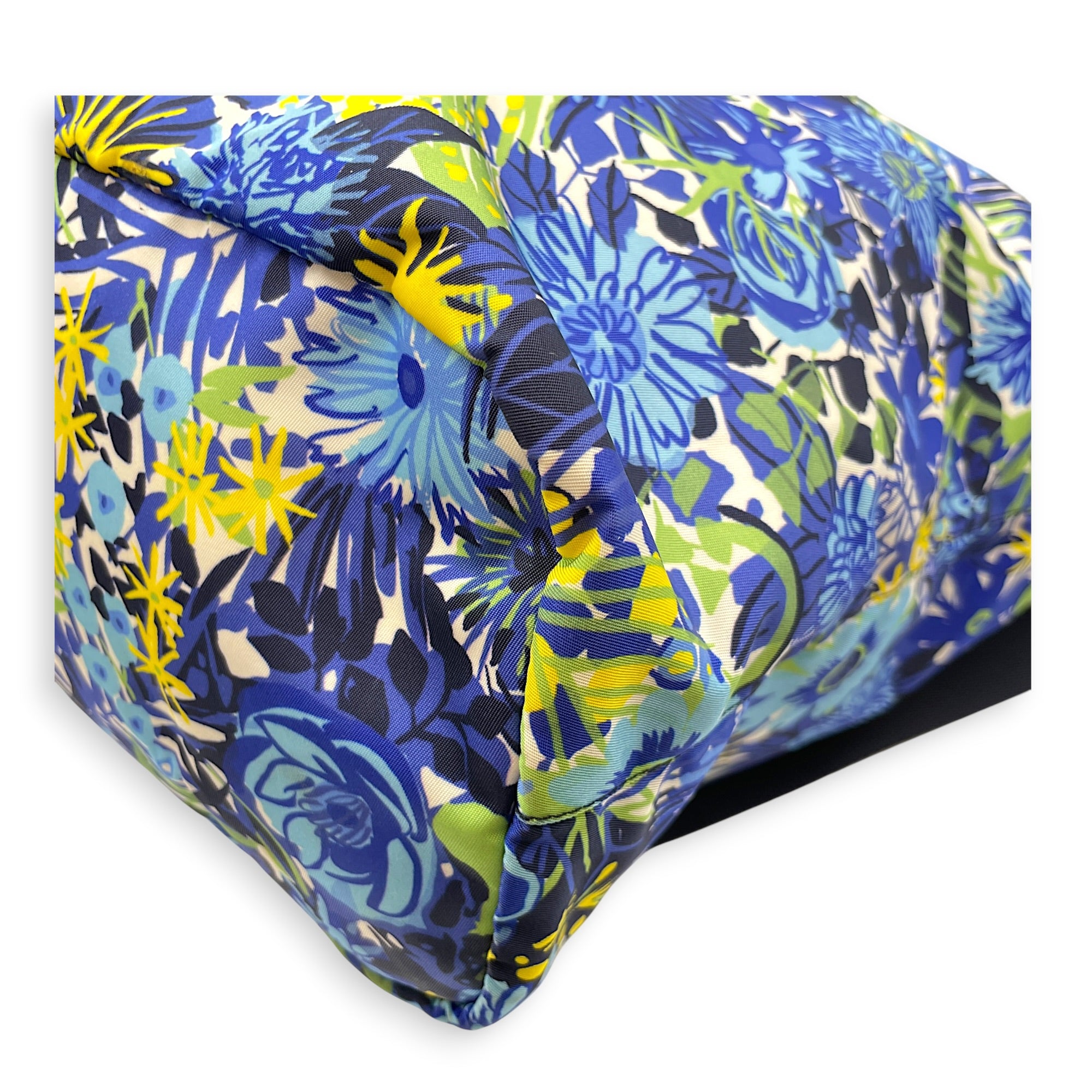 Tessuto Stampato Floral Print 40 Multi-colour Tote Bag in Nylon Silver hardware