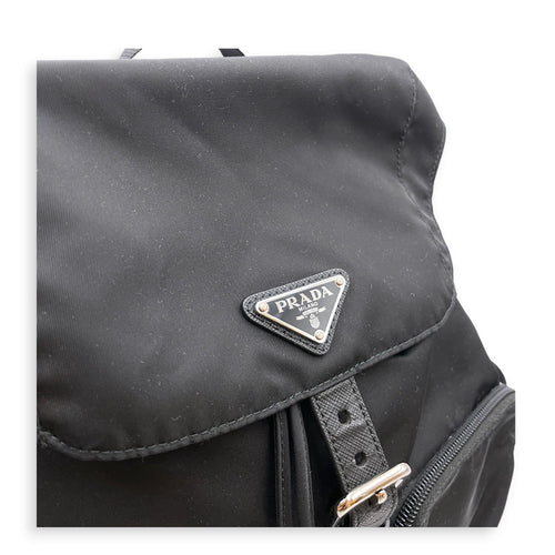 Explore Black Backpack in Re-Nylon Silver hardware CL2607-22462 11