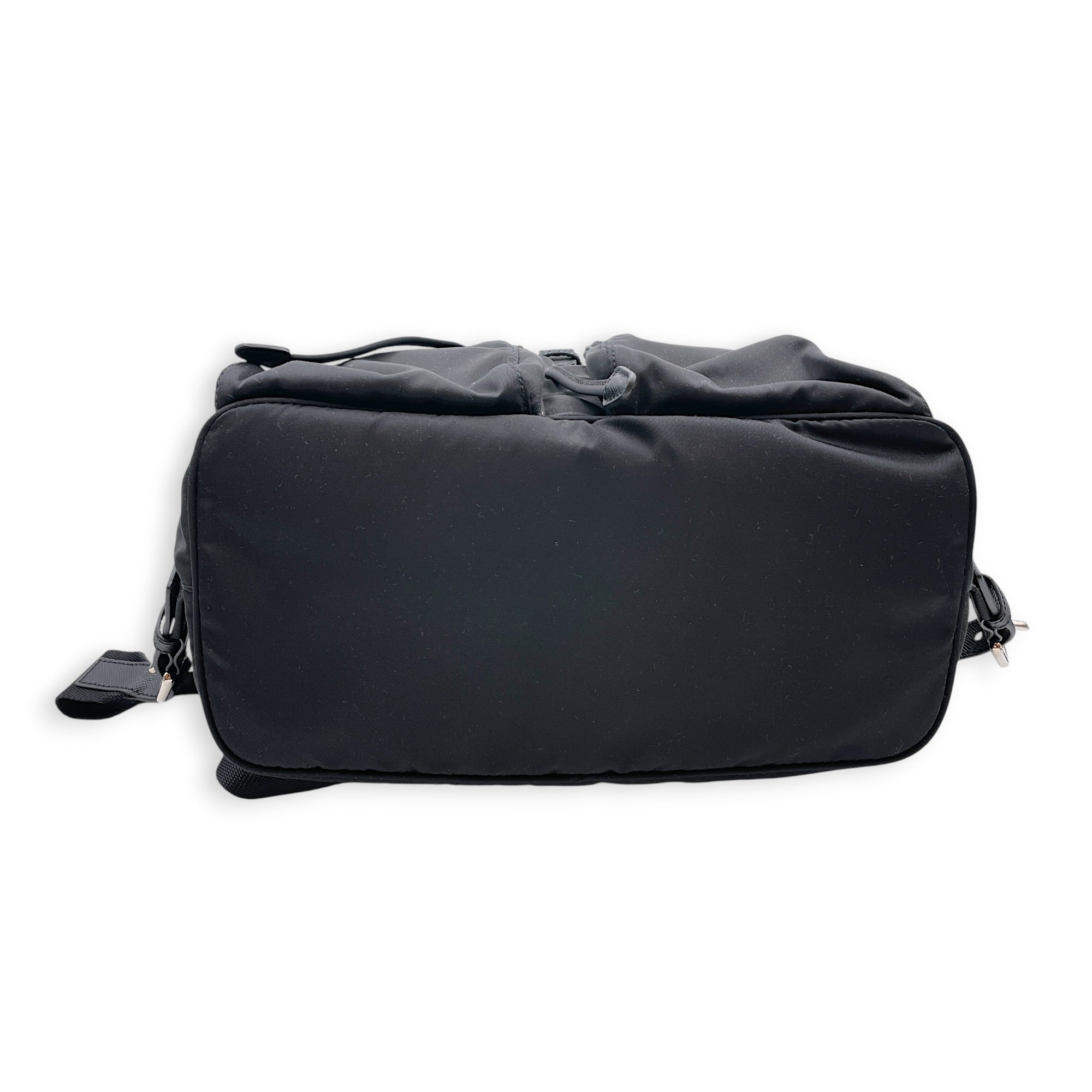 Explore Black Backpack in Re-Nylon Silver hardware CL2607-22462 3