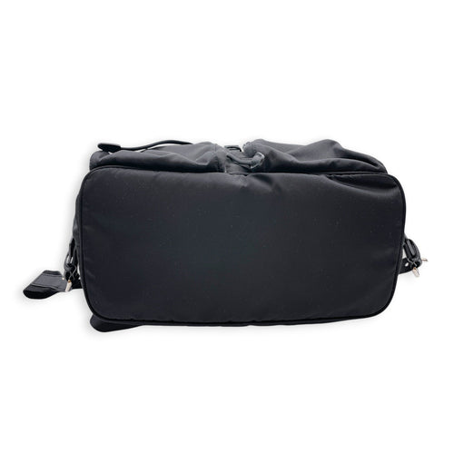 Explore Black Backpack in Re-Nylon Silver hardware CL2607-22462 3