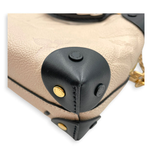 Petite Malle Souple 2021 " Wild at heart" 20cm  Beige Shoulder Bag in Empreinte Leather Gold hardware CL2607-22463 12