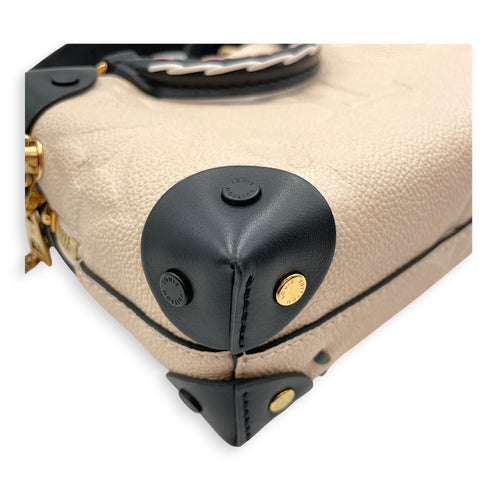 Petite Malle Souple 2021 " Wild at heart" 20cm  Beige Shoulder Bag in Empreinte Leather Gold hardware CL2607-22463 7