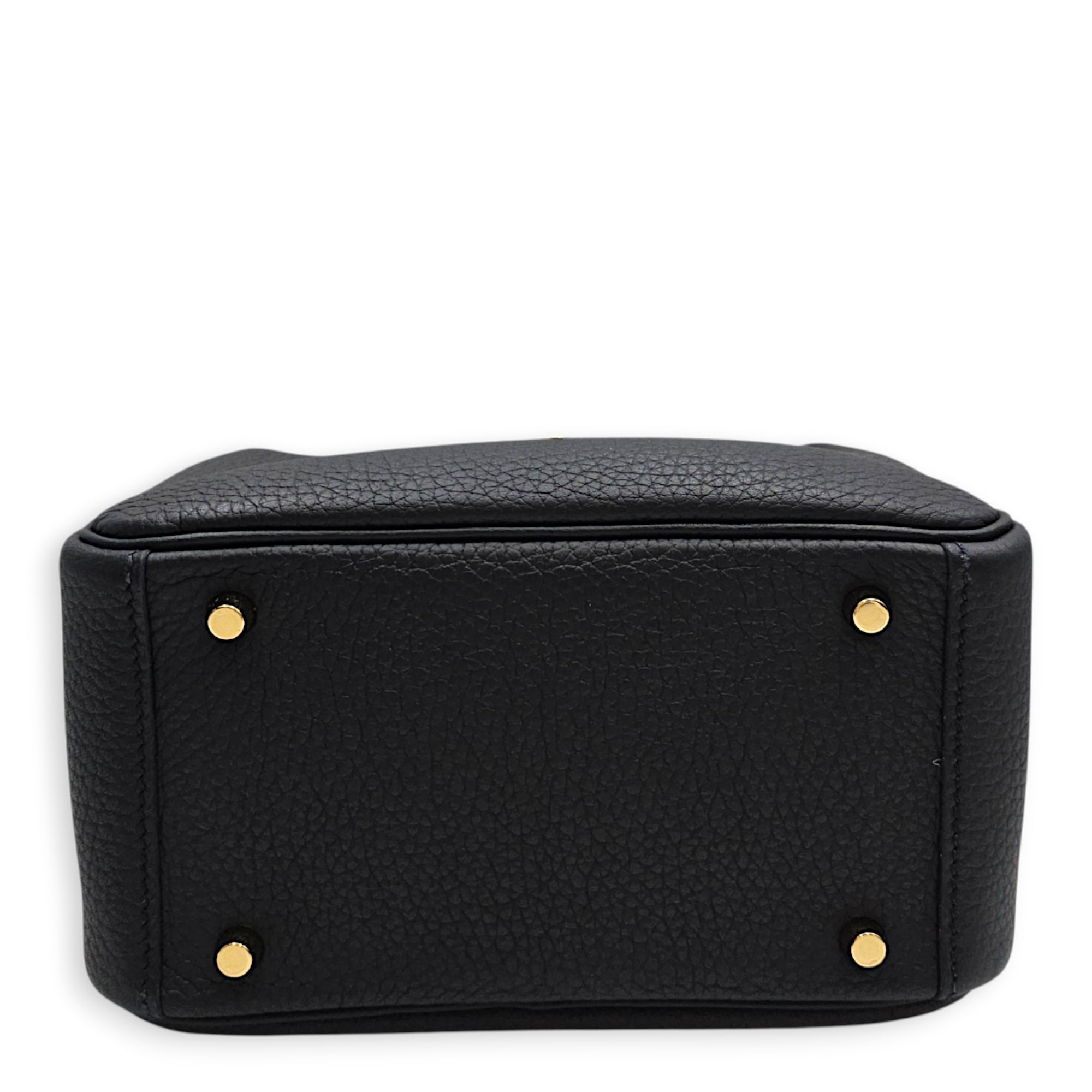 Lindy II Mini Black in Clemence Gold hardware