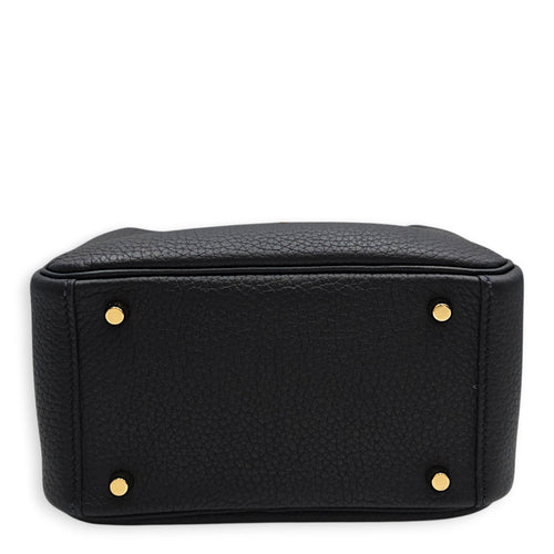 Lindy II Mini Black in Clemence Gold hardware