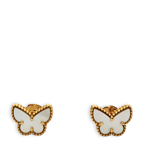 Sweet Alhambra Butterfly Earstuds Earrings in White CL2607-22476 1