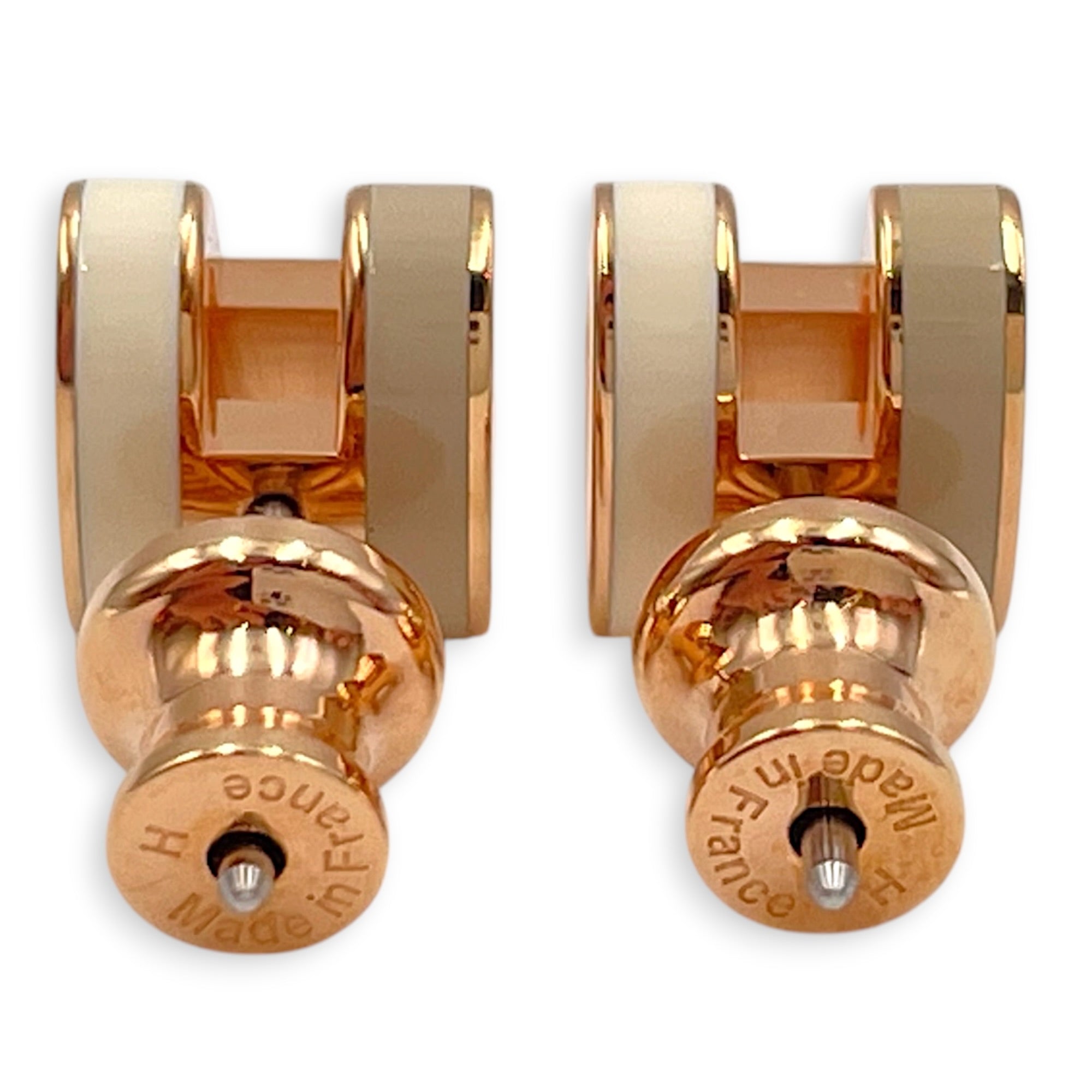 Mini Pop H Rocabar Earrings Système Earrings Rose Gold hardware