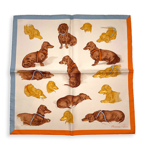 Les Bassets Scarf 45 Dune/beige Scarf