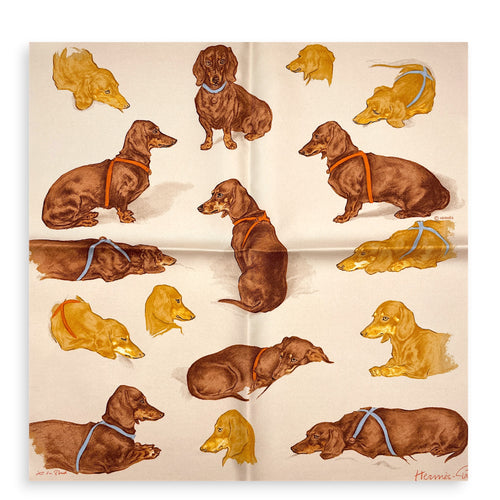 Les Bassets Scarf 45 Dune/beige Scarf