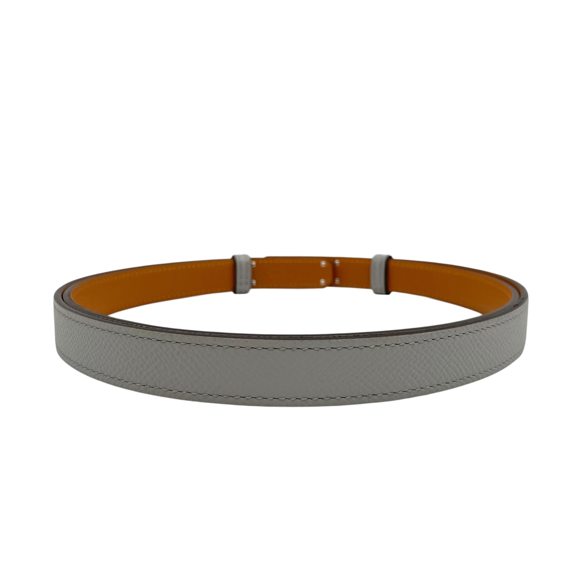 Kelly 18 Blue Glacier  Belt in Epsom Palladium hardware CL2607-22486 2
