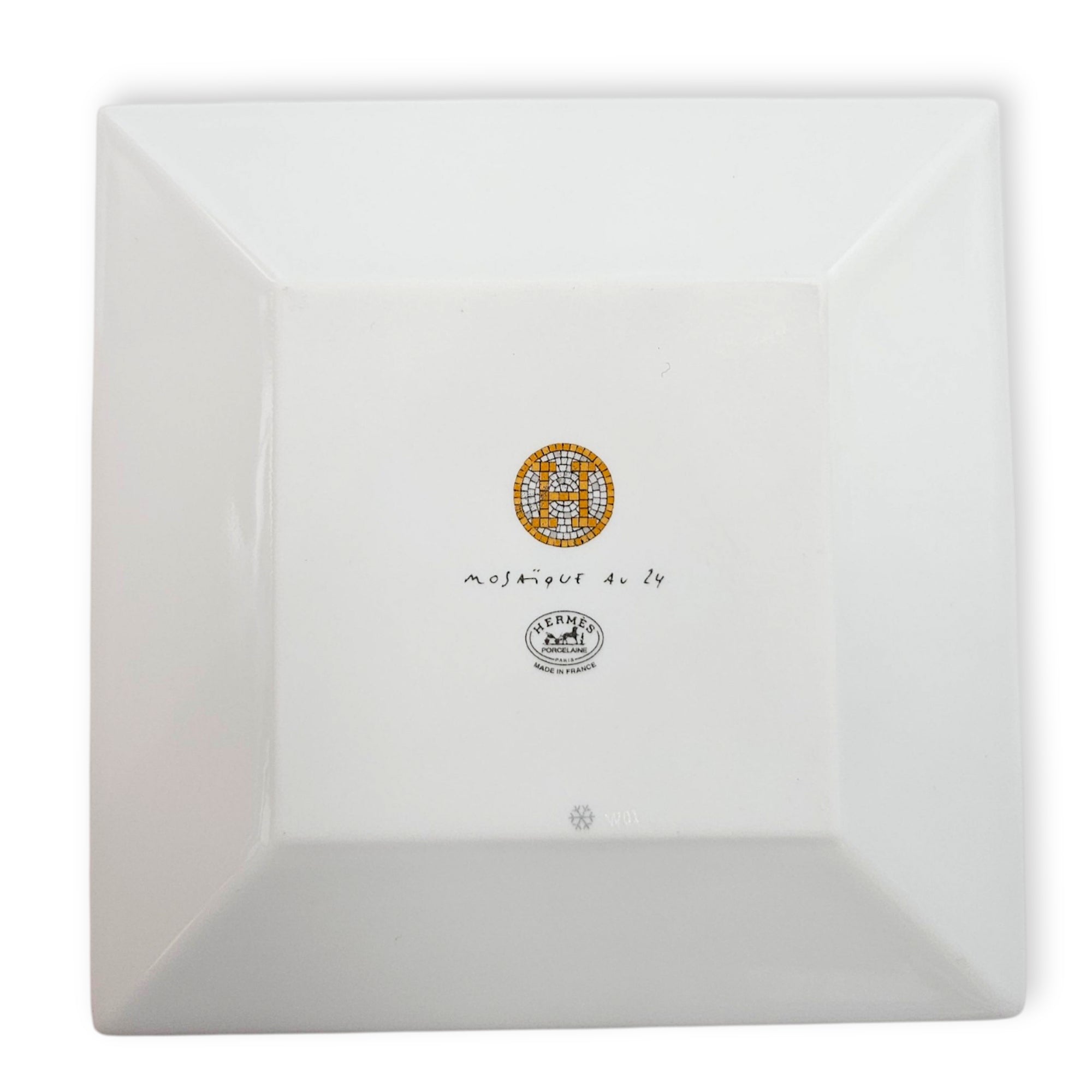 Mosaique Au 24 gold square plates (n1-n3) Homeware CL2607-22489 5
