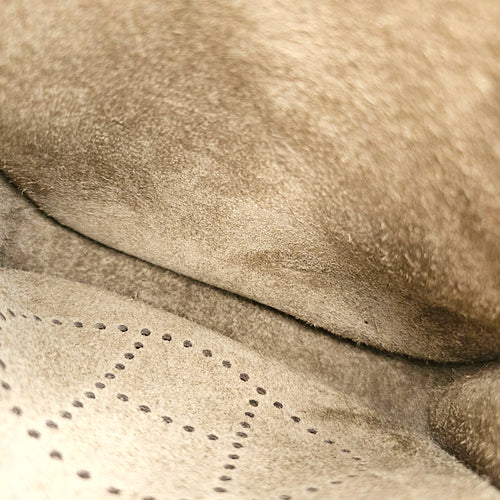 Evelyne Mini Etoupe in Clemence Gold hardware