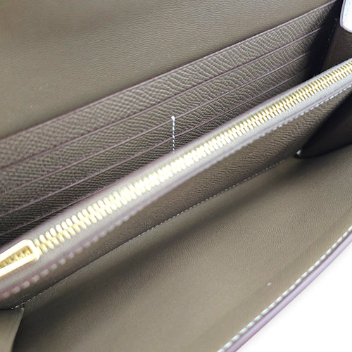 Constance To Go Wallet Etoupe Wallet in Epsom Gold hardware CL2607-22497 3