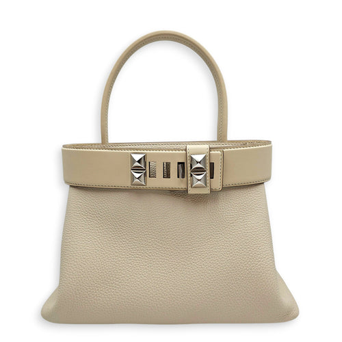 Medor Bag Craie in Togo Palladium hardware CL2607-22501 1