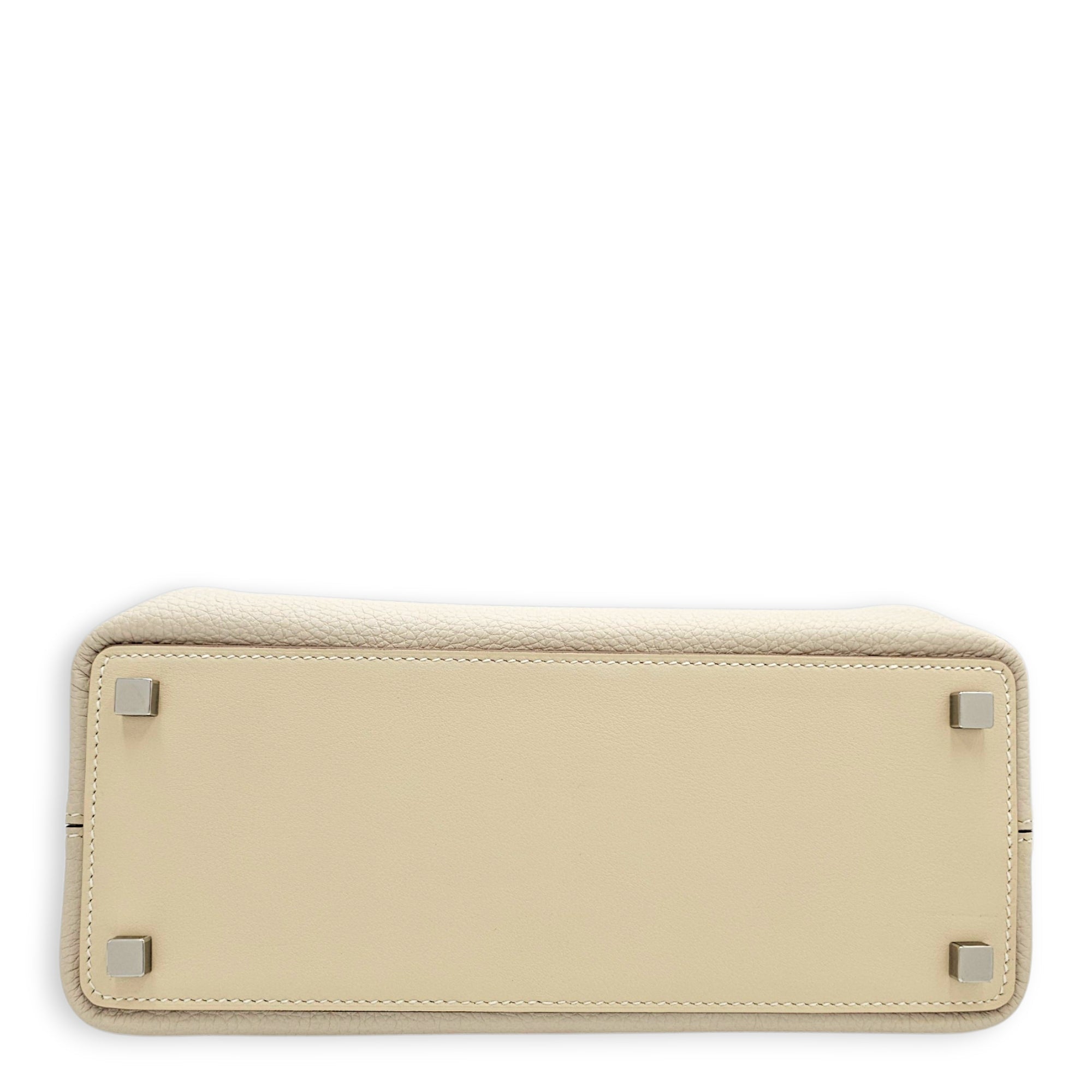 Medor Bag Craie in Togo Palladium hardware CL2607-22501 5