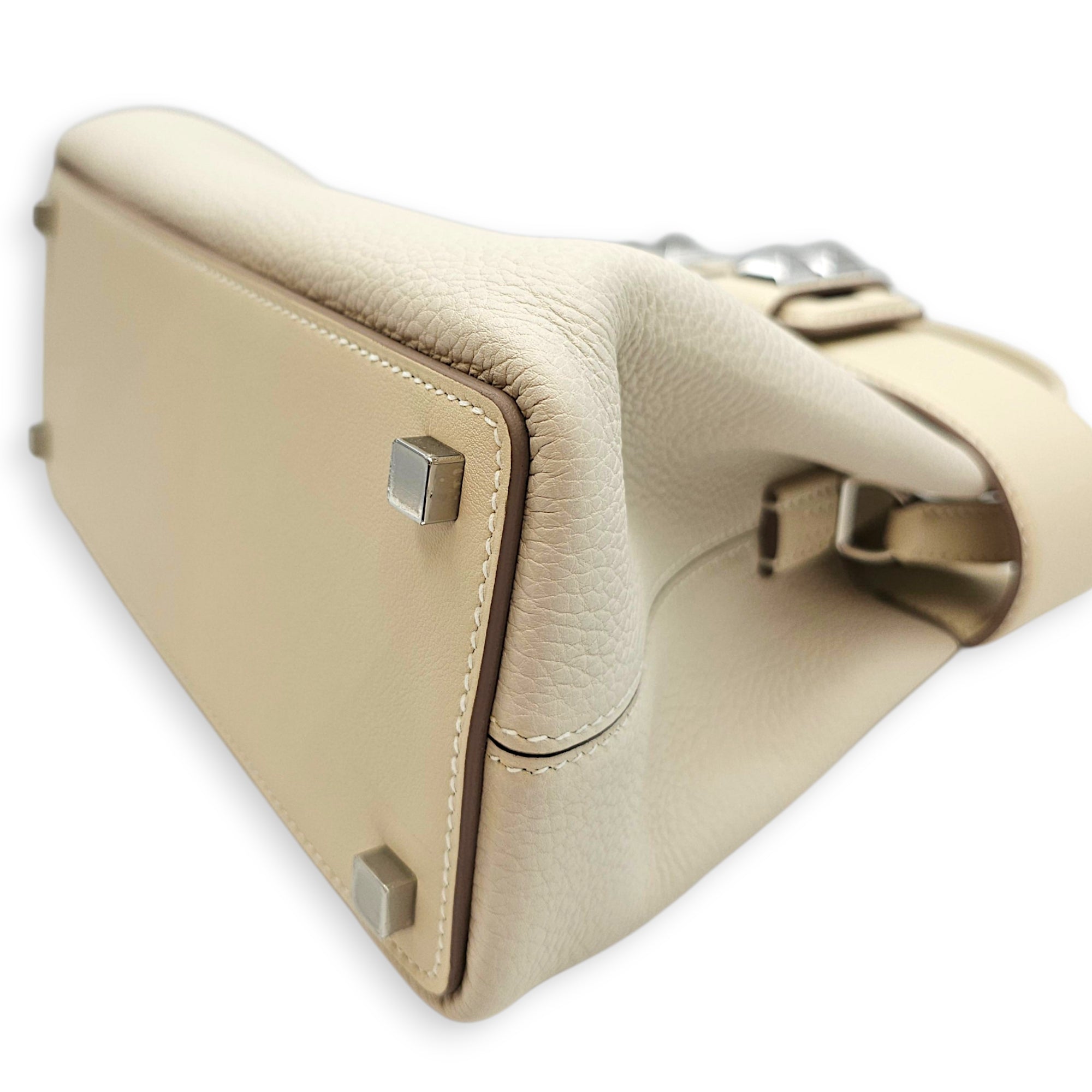 Medor Bag Craie in Togo Palladium hardware CL2607-22501 8