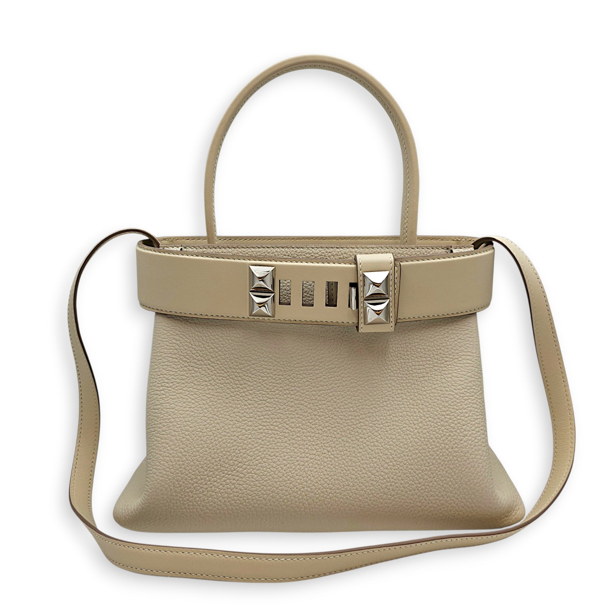Medor Bag Craie in Togo Palladium hardware CL2607-22501 9
